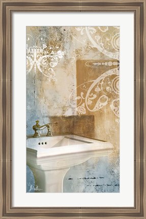 Framed Bathroom &amp; Ornaments II Print