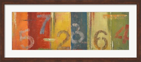 Framed Lucky Numbers I Print