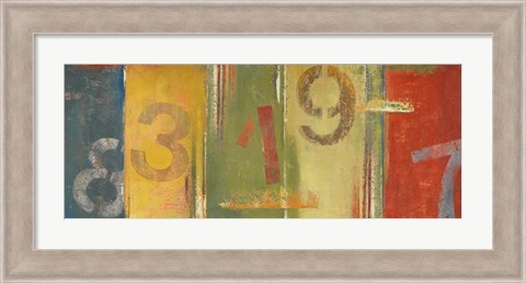 Framed Lucky Numbers II Print