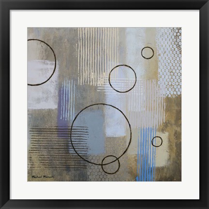 Framed Rain Abstract II Print