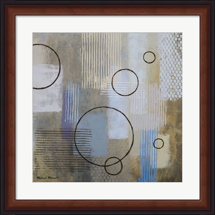 Framed Rain Abstract II Print