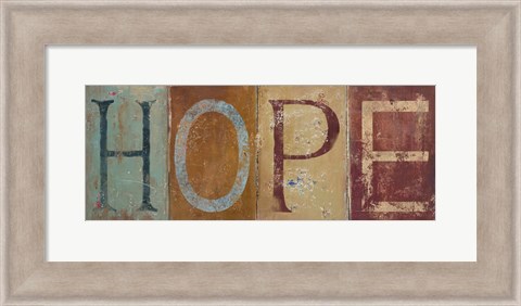 Framed HOPE Print