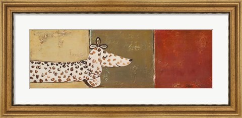 Framed Fashion Puppy II Print