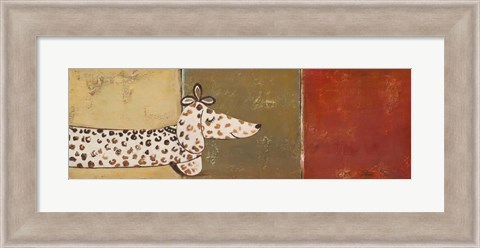 Framed Fashion Puppy II Print