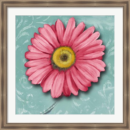 Framed Blooming Daisy IV Print