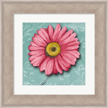 Framed Blooming Daisy IV Print