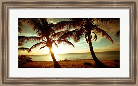 Framed Bimini Sunset II Print