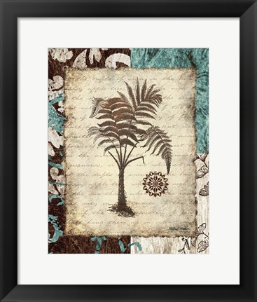 Framed Secret Fern III Print