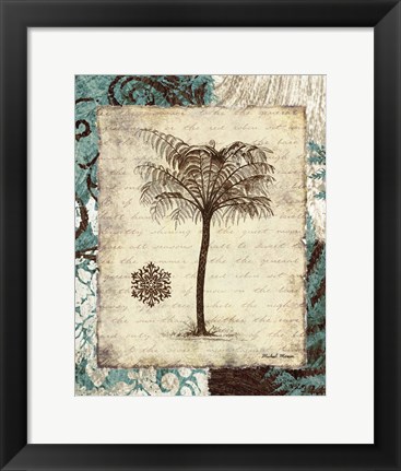 Framed Secret Fern IV Print