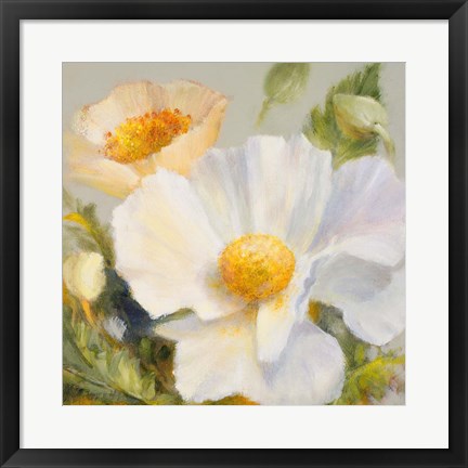 Framed Sunbeam Flowers II Print