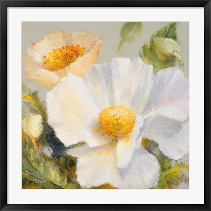 Framed Sunbeam Flowers II Print