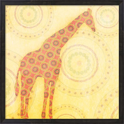 Framed Giraffe Print