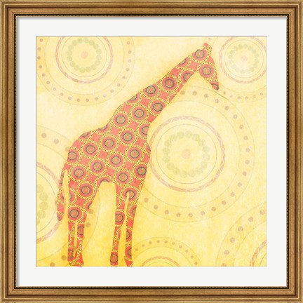 Framed Giraffe Print