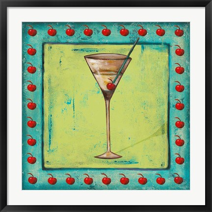 Framed Cherry Coctelito Print