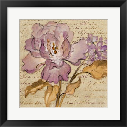 Framed Lilac Dream II Print