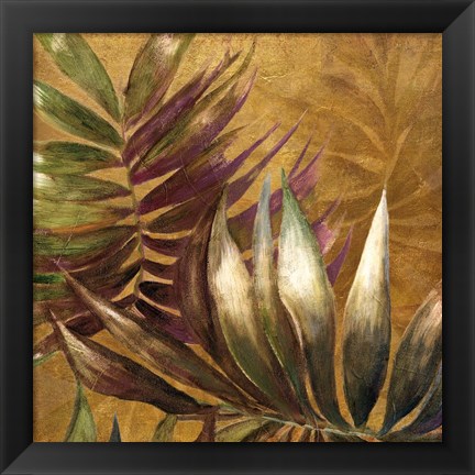 Framed Gathered Palms II Print