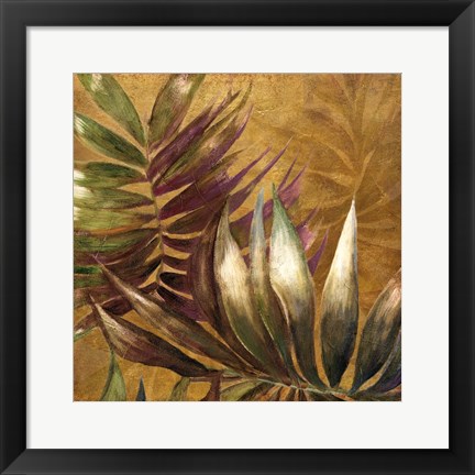 Framed Gathered Palms II Print