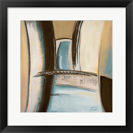 Framed Time Flies on Blue II Print