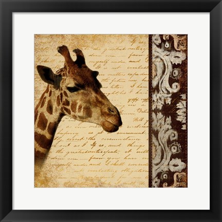 Framed Madagascar Safari I Print