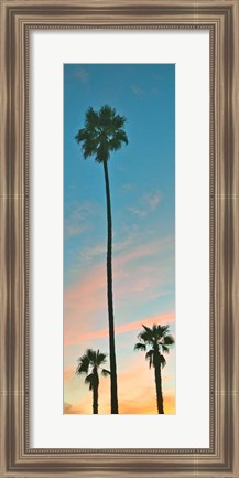 Framed Sunset Palms Print