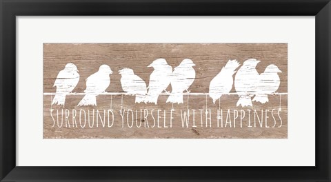 Framed Surround with Happiness Print