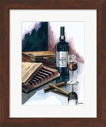 Framed Cigar Press Print