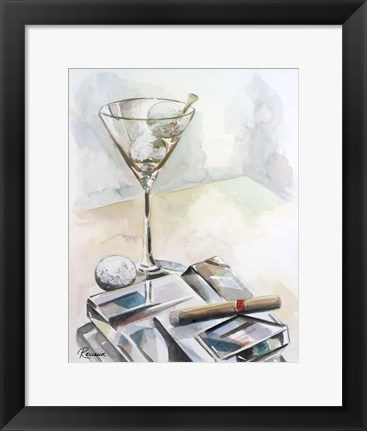 Framed Golftini Print