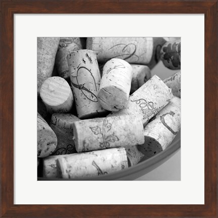 Framed Corks II Print