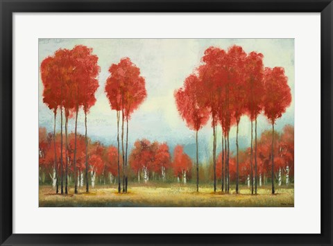 Framed Autumn Reds Print