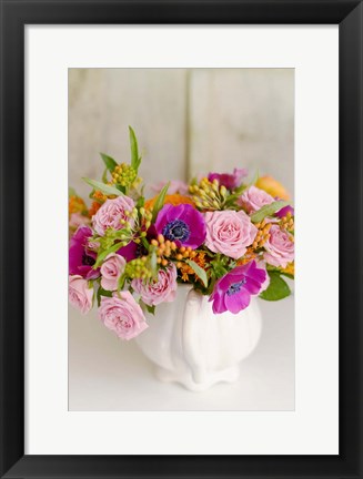 Framed Radiant Bouquet Print