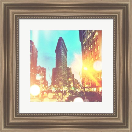 Framed City Stroll II Print