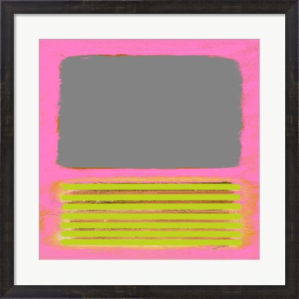 Framed Pink Metamorphosis Print