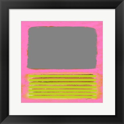 Framed Pink Metamorphosis Print