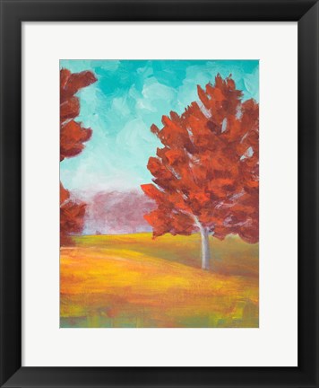 Framed Yellow Pasture Print