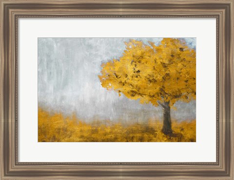 Framed Yellow Eternal Tree Print