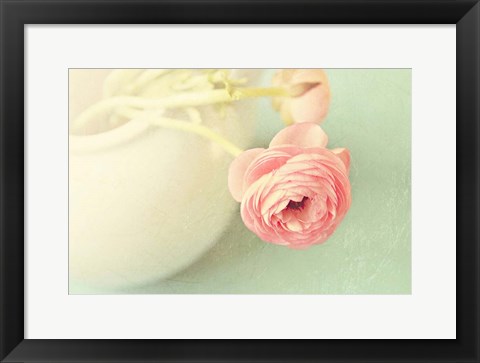 Framed Vintage Peony III Print