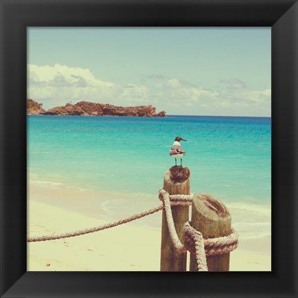 Framed Island Vacation II Print