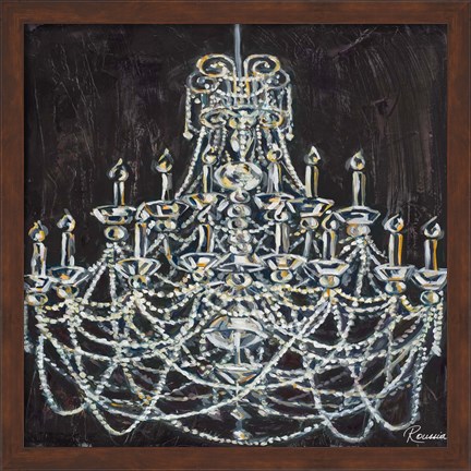 Framed Chandelier I Print