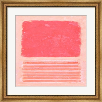 Framed Pastel Metamorphosis II Print