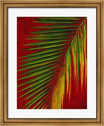 Framed Palmas En Fuego III Print