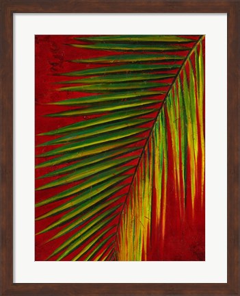 Framed Palmas En Fuego III Print