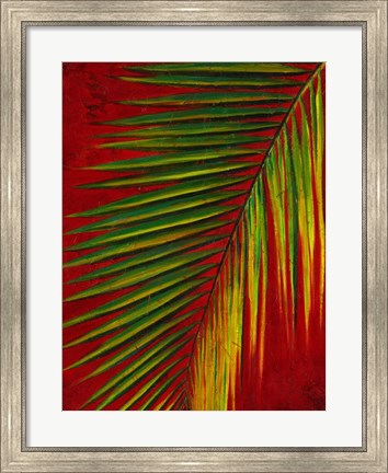 Framed Palmas En Fuego III Print