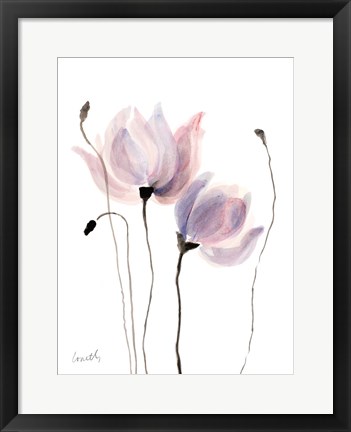 Framed Floral Sway I Print