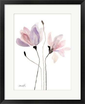 Framed Floral Sway III Print