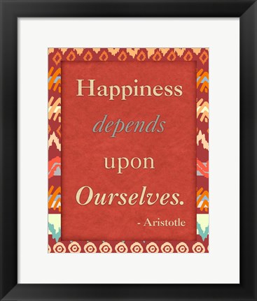 Framed Happiness Ourselves Print