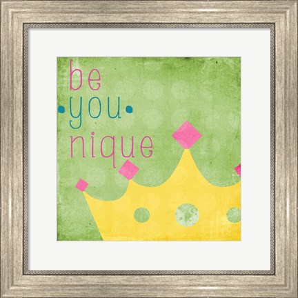 Framed Be You Crown II Print