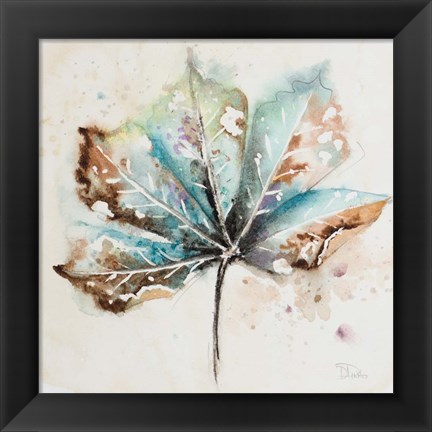 Framed Global Leaves I Print