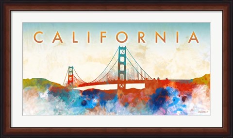 Framed California Gate Print