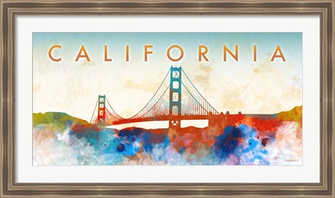 Framed California Gate Print