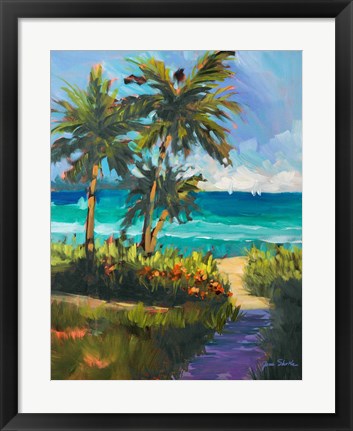 Framed Caribbean View II Print